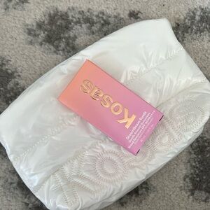 Kosas DreamBeam Sunlit sunscreen SPF 40 with White Quilted Bag (free gift)